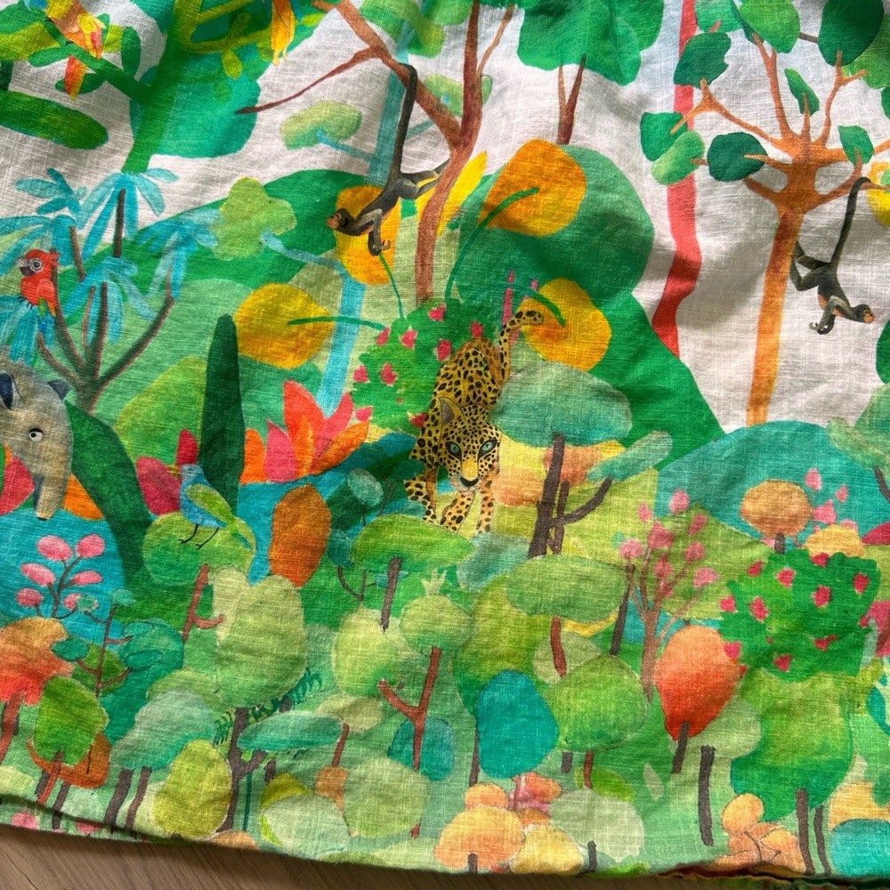 Fabula jungle cotton dress colorful 6 kids farm Rio - Picture 6 of 8